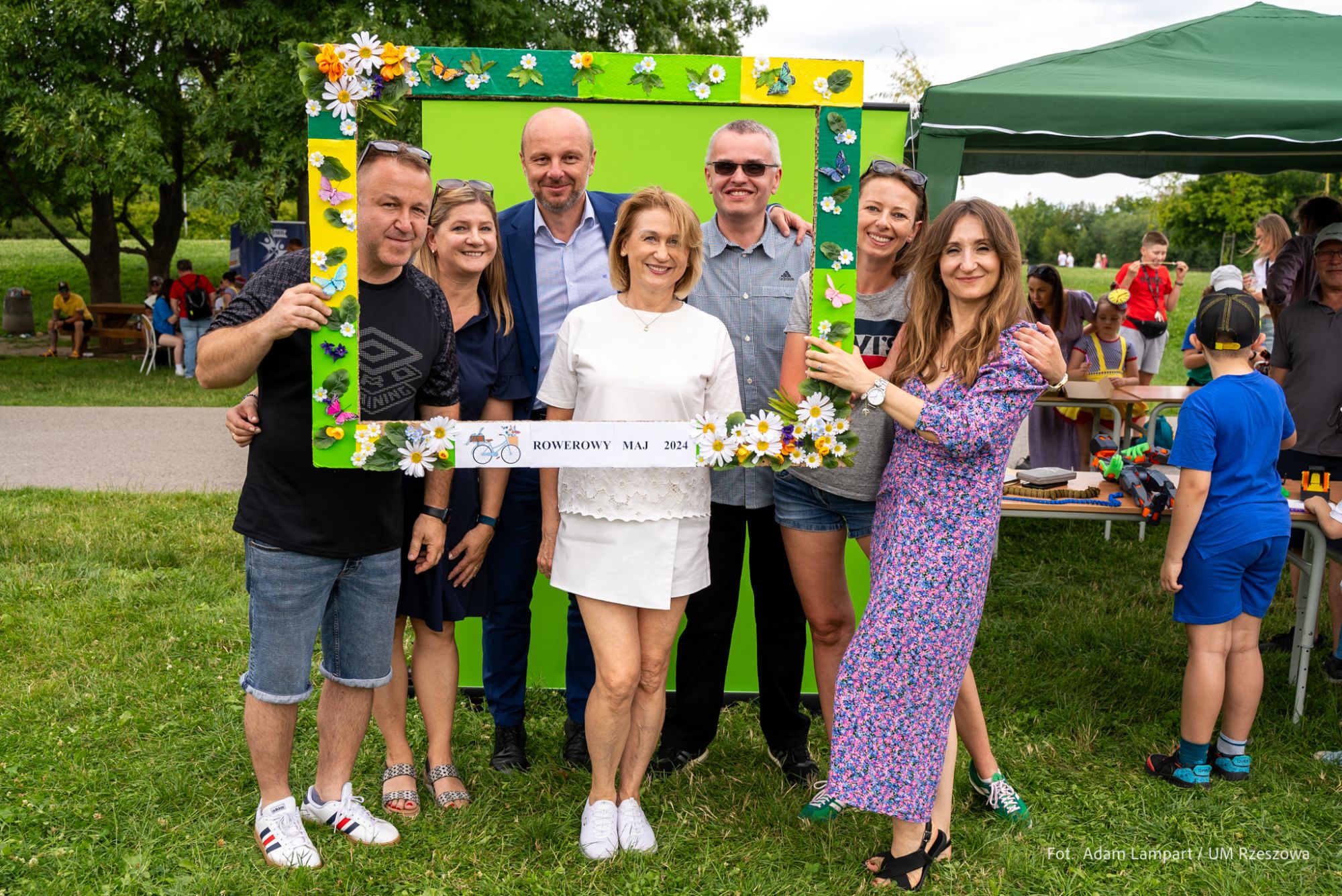 zdjęcie z finału Rowerowy Maj 2024, fot. Adam Lampart, Urząd Miasta Rzeszowa